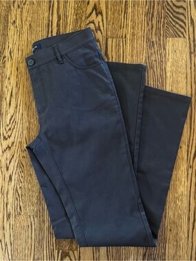 Lafayette 148 New York Brown Coated Skinny Jeans Women’s Size 2 Stretch Pants